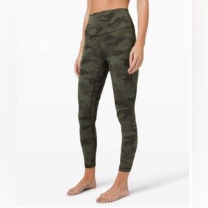 lululemon Align™ High-Rise Pant 25" Heritage 365 Camo Green Twill Multi Size2